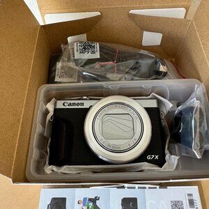 NEW Canon PowerShot G7X Mark III Digital Camera Vlogging Silver AUS Warranty